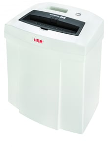 HSM Securio C14 Aktenvernichter – Zerkleinerung durch Schneiden der Partikel, 60 dB, 22,5 cm, Weiß