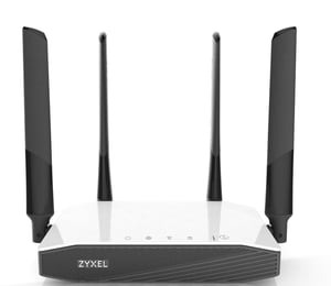 Zyxel NBG6604 Fast Ethernet Dual-band (2.4 GHz/5 GHz) Wireless Router, Black, White