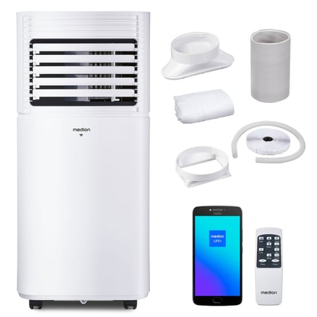 MEDION LIFE P901 klimatyzator przenośny 0,65 l 65 dB Biały
