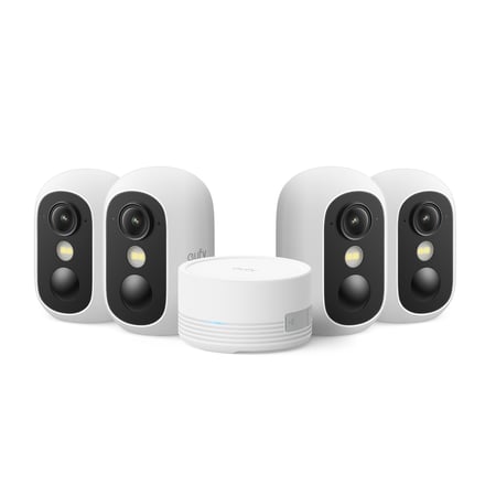 Eufy Cam C35 4-Cam Kit Kamera bezpieczeństwa IP Wewnętrzna / zewnętrzna 1920 x 1080 px Sufit/ściana/biurko