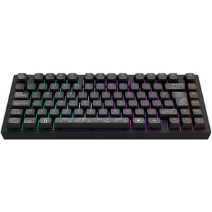 Dark Project DPKB_NOVA_81_ISO_BLACK klawiatura Gaming USB + RF Wireless + Bluetooth QWERTZ Duński, Angielski, Fiński, Niemiecki, Skandynawia, Norweski, Hiszpański, Szwecki, British English, UK międzynarodowy Czarny