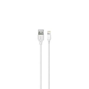 XO 1m Lightning kabel 2.1A Biały