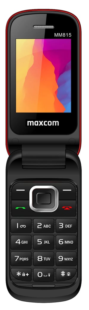 MaxCom Comfort MM815 6,1 cm (2.4") 90 g Czerwony Telefon dla seniora