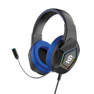 Sparco SPHEADPHONE słuchawki/zestaw słuchawkowy Przewodowa Opaska na głowę Gaming USB Typu-A Czarny, Niebieski