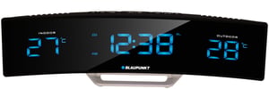 Blaupunkt CR12BK Radio mit Digitaluhr, schwarz, silber