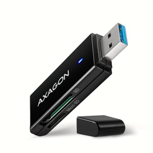Axagon CRE-S2N USB 3.2 Gen 1 (3.1 Gen 1) Typ-A-Kartenlesegerät, schwarz
