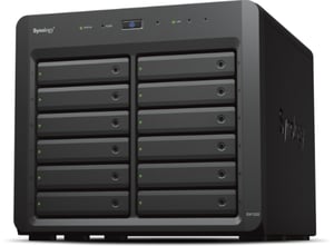 Synology DX1222 Hard Drive Enclosure HDD/SSD Enclosure Black 2.5/3.5"