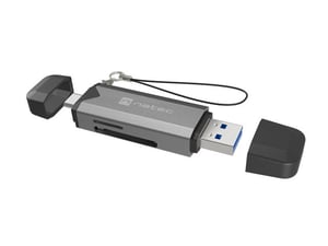 NATEC NCZ-2262 USB 3.1-kortläsare, intern, svart, mörkgrå