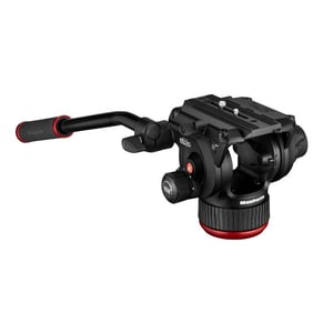 Manfrotto 504X głowica statywu Czarny Aluminium 1/4, 3/8" Płynny
