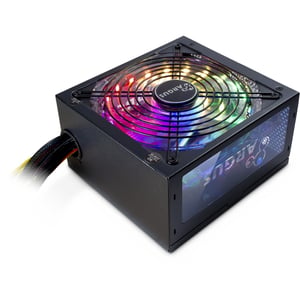 Inter-Tech Argus RGB-600W II moduł zasilaczy 20+4 pin ATX ATX Czarny