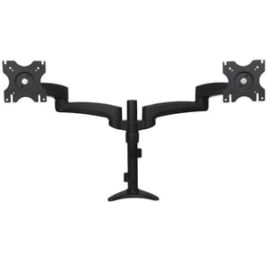 StarTech ARMDUAL Monitor Mount / Stand, 61 cm (24"), Desk, Black