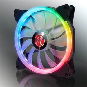 RAIJINTEK IRIS 14 RBW ADD-3 Płyta główna, Procesor Wentylator 14 cm Czarny 3 szt.