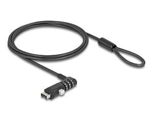 Navilock 20916 Cable Lock, Black, 1.8 m