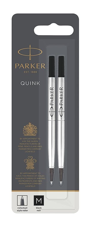 Parker 1950325 wkład do długopisu Średni Czarny 2 szt.