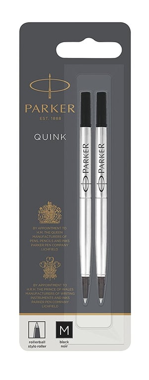 Parker 1950325 wkład do długopisu Średni Czarny 2 szt.