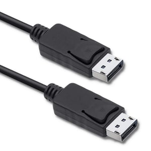 Qoltec 50373 DisplayPort-kabel 2 m Svart