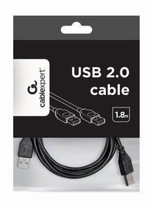 Gembird CCP-USB2-AMAM-6 USB-kabel USB 2.0 1,8 m USB A Svart