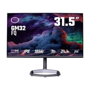 Cooler Master Gaming GM32-FQ monitor komputerowy 80 cm (31.5") 2560 x 1440 px Quad HD LED Czarny, Srebrny