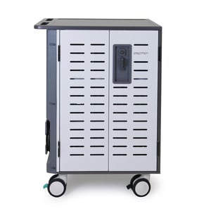 Ergotron DM40-2009-2 Schrank für mobile Geräte, freistehend, silberfarben