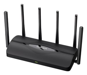 Mercusys BE6500 Dual-Band-WLAN-7-Router, WLAN-Router mit 2,5-Gigabit-Ethernet, Dual-Band (2,4 GHz/5 GHz), schwarz