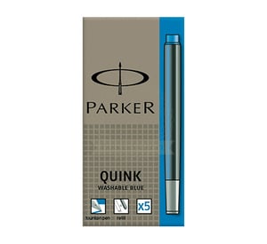 Parker 1950383 Kugelschreiber-Mine, blau, 5 Stück
