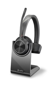Poly Voyager 4310 UC Headset Wireless Headband Office/Call Center USB Type-A Bluetooth Charging Cradle Black