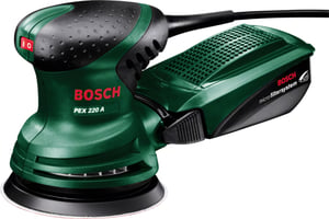 Bosch PEX 220 A Orbital Sander 24,000 OPM Black, Green