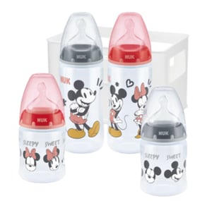 NUK 10225270 150 ml feeding bottle Black, Red, Clear 300 ml Polypropylene (PP)