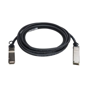 QNAP CAB-NIC40G30M-QSFP InfiniBand / Fiber Optic Cable, 3 m, QSFP+, Black