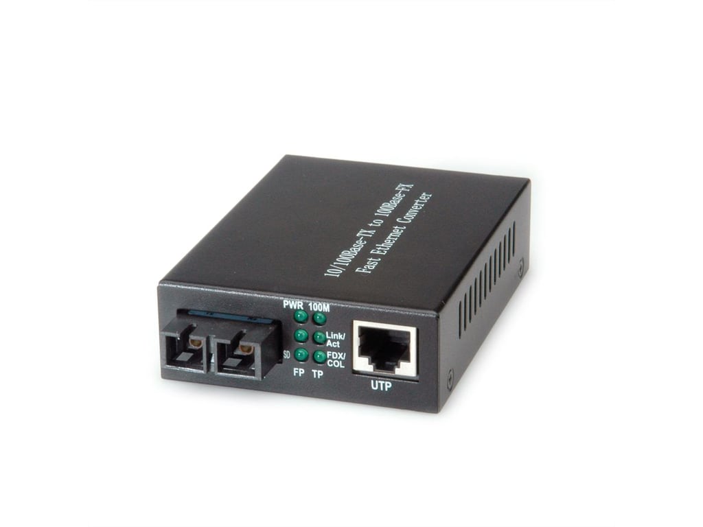 VALUE 21.99.1069 konwerter sieciowy 100 Mbit/s Multifunkcyjny Szary