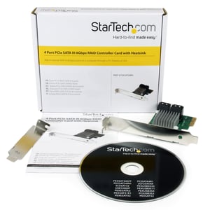 StarTech PEXSAT34RH kontroler RAID PCI Express 2.0 6 Gbit/s