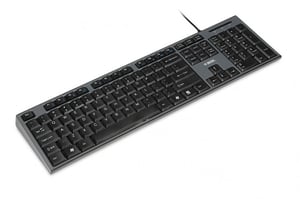 iBox IKMS606 tangentbord Medföljande mus USB-anslutning QWERTY brittisk engelska Svart