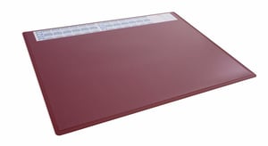 Durable 722303 Desk Pad, Polypropylene (PP), Red