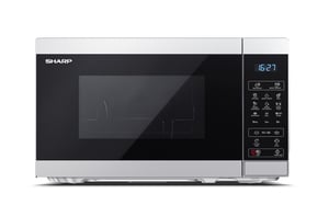 Sharp YC-MG02E-S kuchenka mikrofalowa Czarny, Stal Kuchenka mikrofalowa kombinowana Blat 20 l 800 W