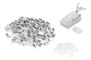 Digitus Wtyczka modułowa do kabli okrągłych, CAT 6A, ekranowana - 100 szt.