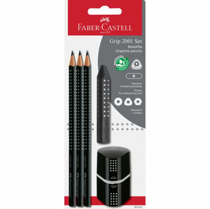 Faber-Castell 580024 ołówek grafitowy B 3 szt.