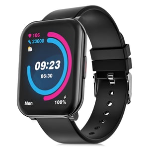 Niceboy X-fit Watch 2 4,29 cm (1.69") LCD Cyfrowy 240 x 240 px Ekran dotykowy Czarny