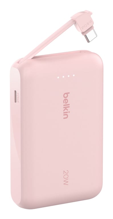 фото Зовнішній акумулятор (павербанк) Belkin Boost Charge 10000mAh Pink (BPB021HQPK)