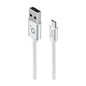 ACME CB2011S kabel USB USB 2.0 1 m USB A Micro-USB B 0,48 Gbit/s Srebrny