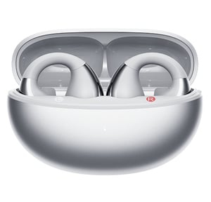 QCY Crossky C30S Trådlösa hörlurar med öppen design för samtal/musik via Bluetooth, silver