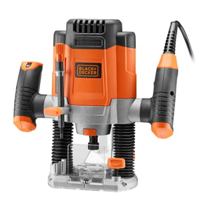 Black & Decker KW1200E-QS Fräse/Trimmer Schwarz, Orange 28.000 U/min 1.200 W