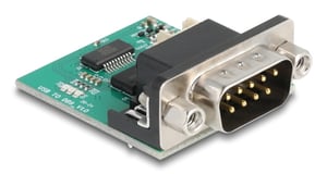 DeLOCK 90781 USB 2.0 RS-232 Serial Converter/Repeater/Isolator, Black, Green