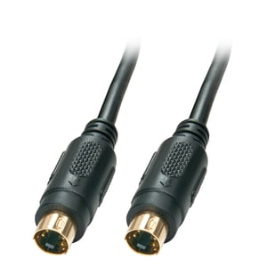 Lindy 35630 S-video-kabel 2 m S-Video (4-stifts) Svart