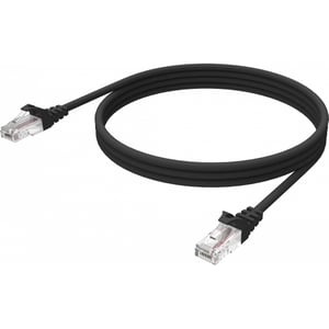 Vision TC 1MCAT6A/BL nätverkskabel Svart 1 m Cat6a U/UTP (UTP)