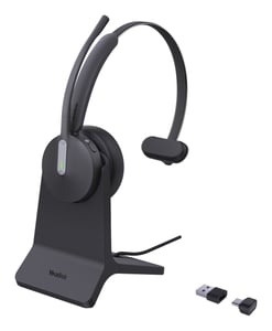 Yealink BH70 Mono with Stand Teams Wireless Headset Headband Office/Call Center USB Type-A Bluetooth Charging Stand Black