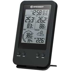 Bresser Optics 7002531 cyfrowa stacja meteorologiczna Czarny LCD Bateria