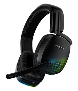 ROCCAT Syn Pro AIR Kabelloses Gaming-Headset mit Kopfbügel, USB-Typ-C, schwarz