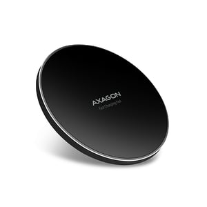 Axagon WDC-P10T laddare för bärbara enheter Mobiltelefon, smartphone, surfplatta Svart USB Trådlös laddning Snabbladdning Inbyggd