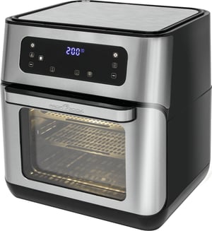 ProfiCook PC-FR 1200 H Enkel 11 l Fristående 1500 W Varmluftsfritös Svart, Rostfritt stål
