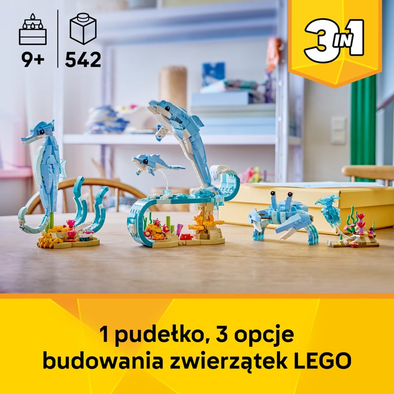 LEGO Creator Zwierzęta morskie: piękny delfin